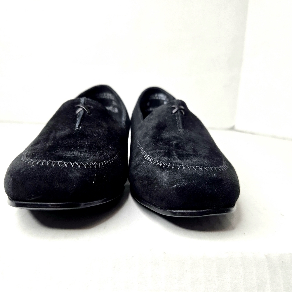 Munro Loafers, Black Suede, 6.5 W - Picture 4 of 11